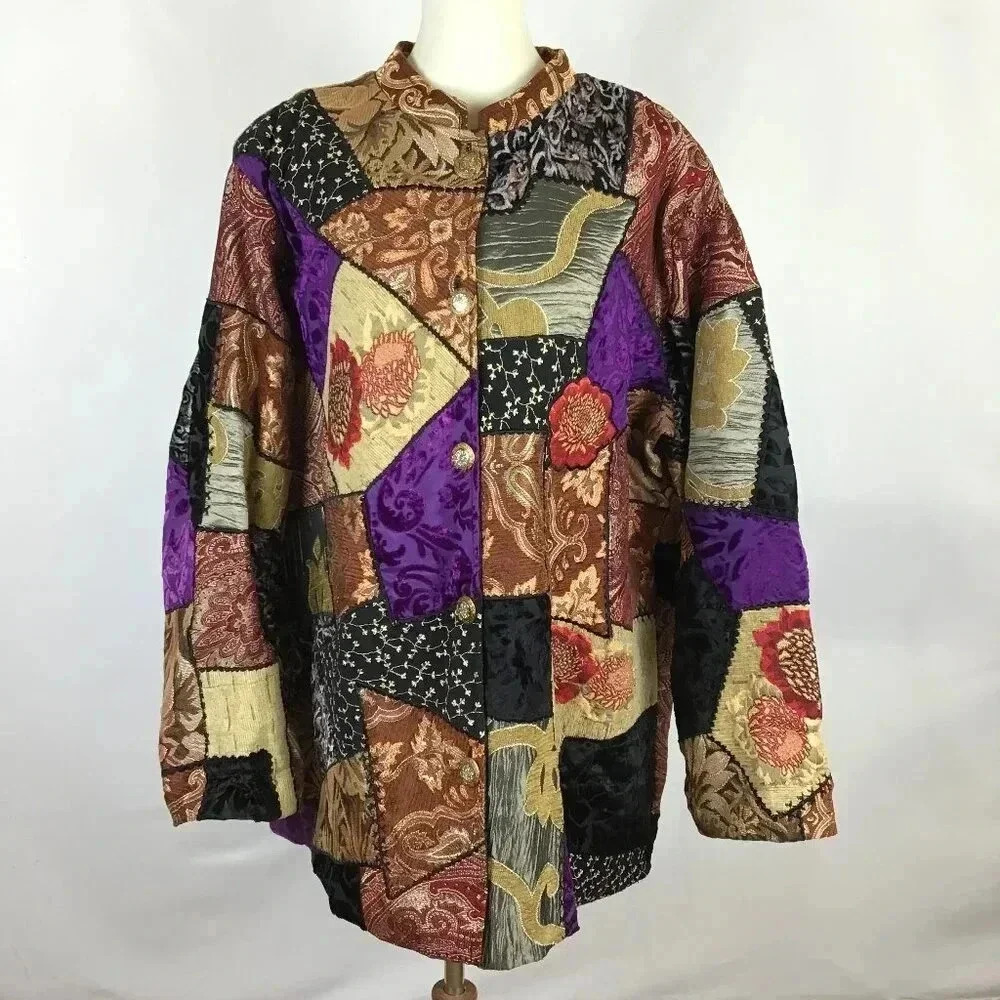 Patchwork Multicolor Women's Jacket - image 1